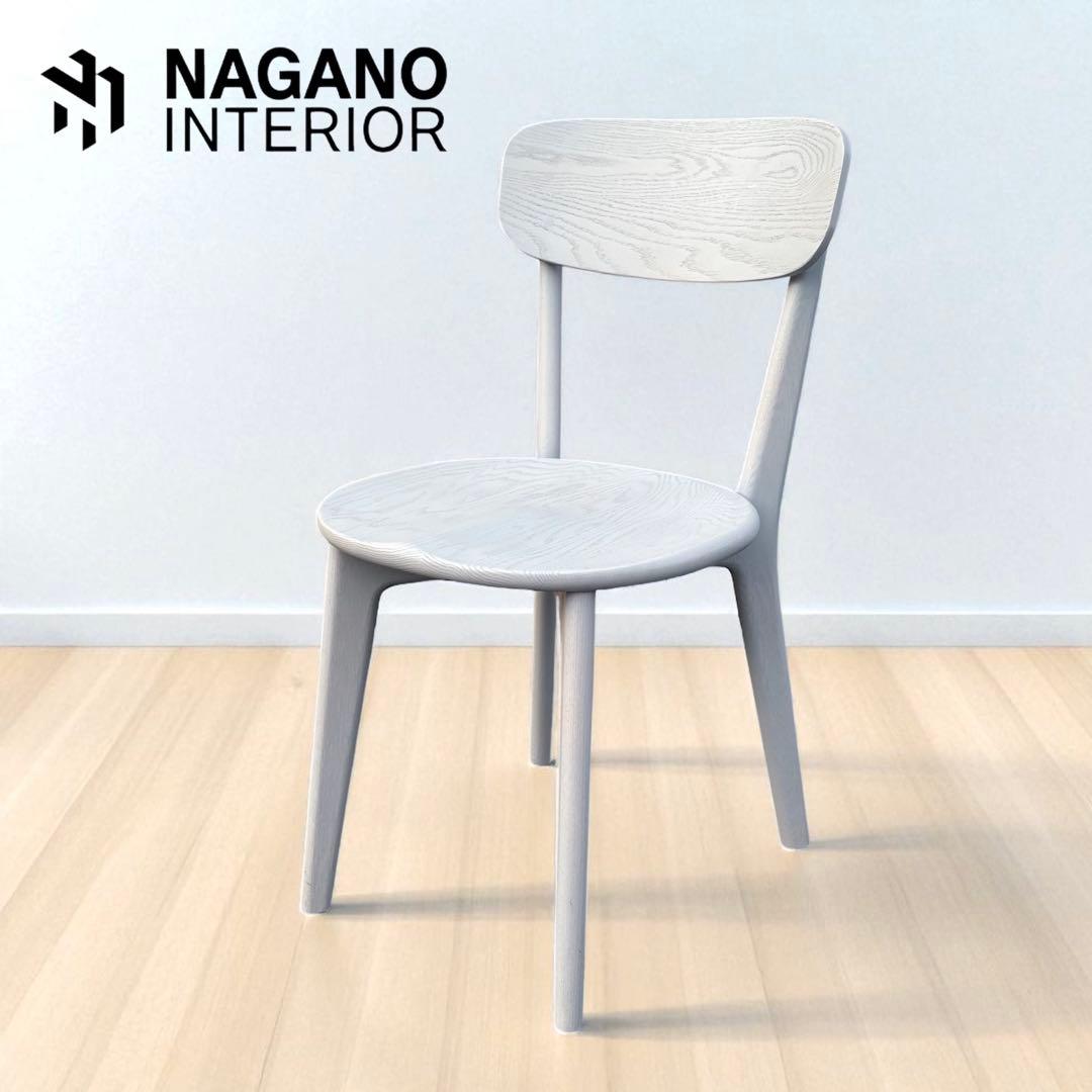 ナガノインテリア フレンドリー ノーマ チェア DC340-1N グレー 廃盤