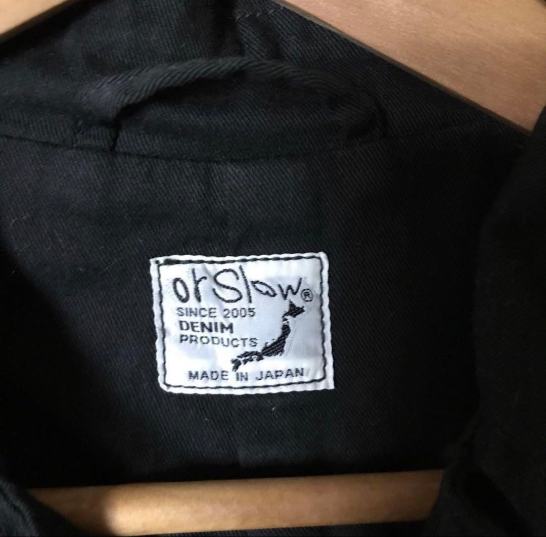 okSlow ブラック ステンカラーコート