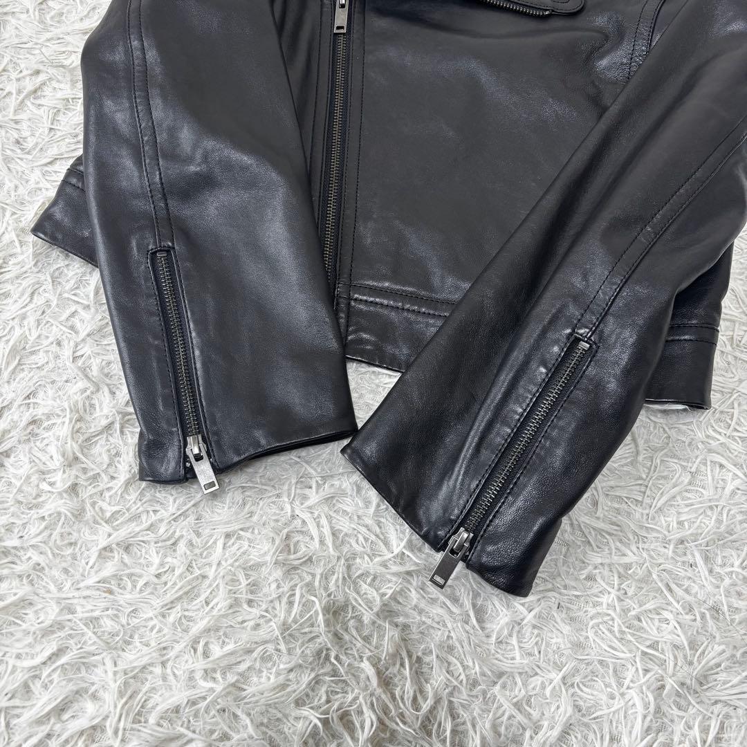 MaxMara✨未使用級　ダブルライダース　ラムレザー　ダブルジップ　現行タグ