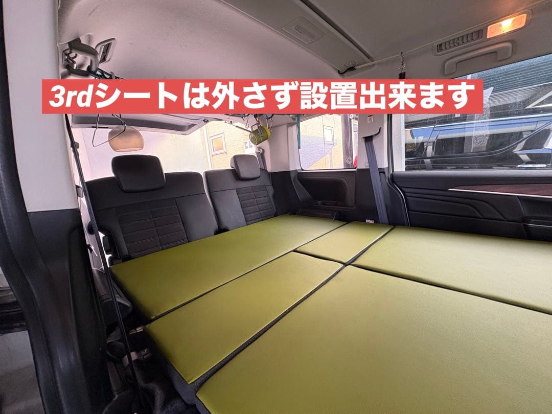 デリカD5専用ベッドキットの天板　オリーブ色