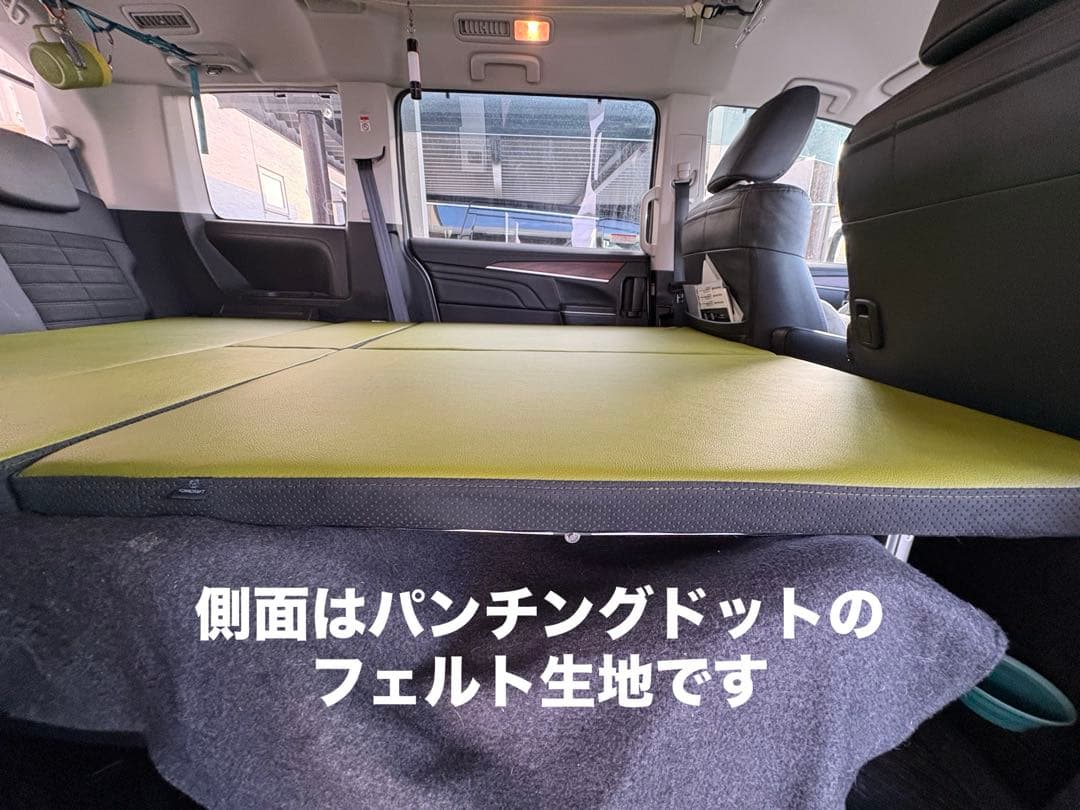 デリカD5専用ベッドキットの天板　オリーブ色