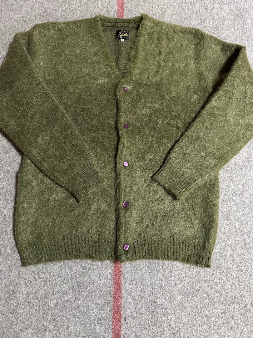j*.様 ニードルズ Foremost別注 モヘアカーディガン カーキ