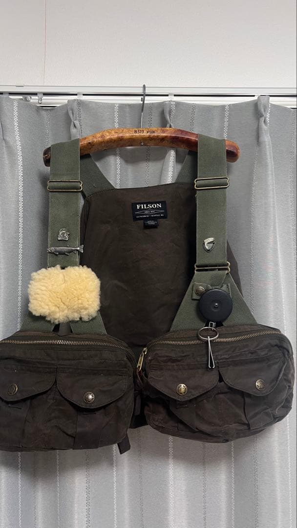 FILSON フィッシングベスト Foul Weather Fly カスケット