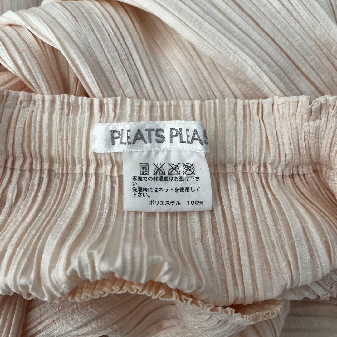 PLEATS PLEASE 白 スカート