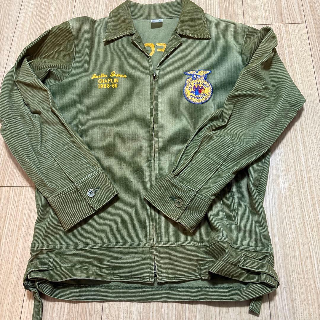 オリーブ色　FFAジャケット　AAA