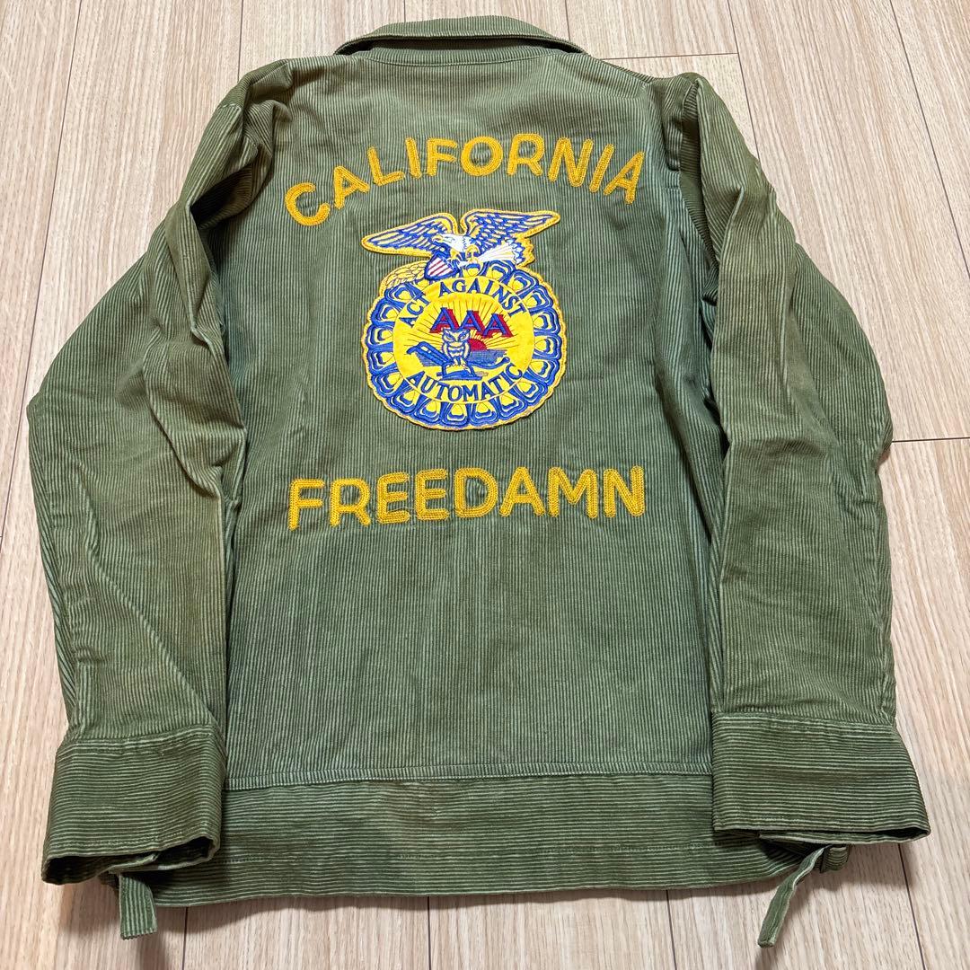 オリーブ色　FFAジャケット　AAA