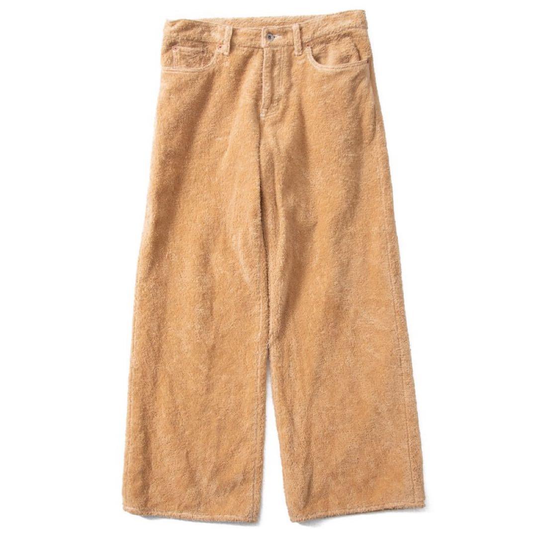 パンツ doublet FUZZY LOW-RIZE BUGGY PANTS S