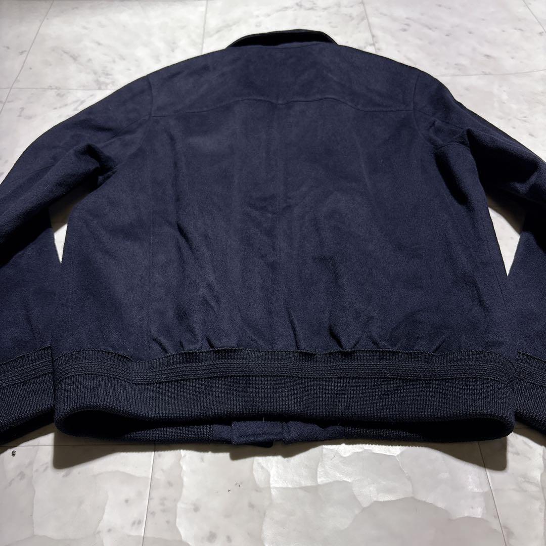 【最高級】CINQUANTA チンクアンタ ブルゾン ネイビー 50サイズ