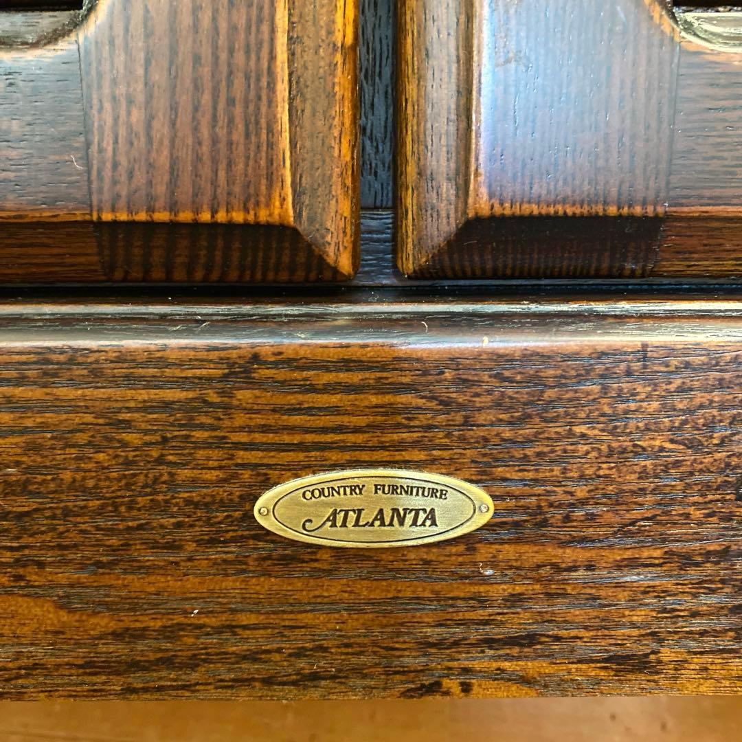 IDF 太田長　ATLANTA 英国アンティーク　木製　電話台　ファックス台