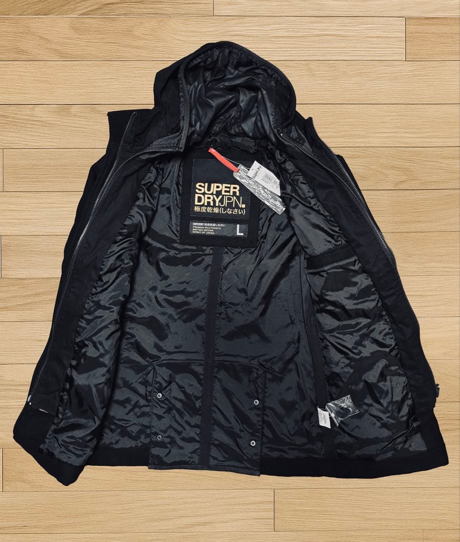 【タグ付新品】Superdry ブラックラベルプレミア ピートレンチコート