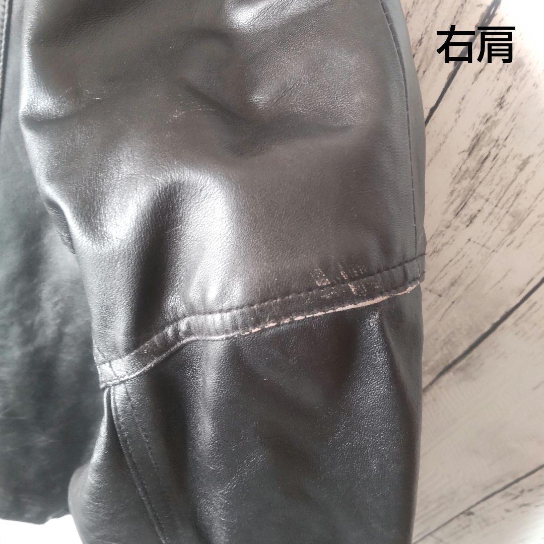 VARIOMAX 裏地総柄キルティングが映える黒のラムレザーボンバージャケット