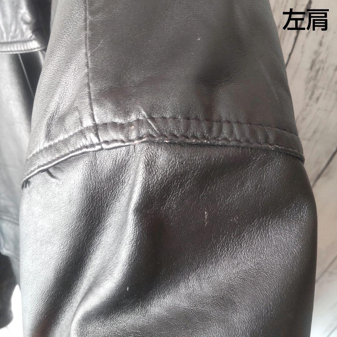 VARIOMAX 裏地総柄キルティングが映える黒のラムレザーボンバージャケット