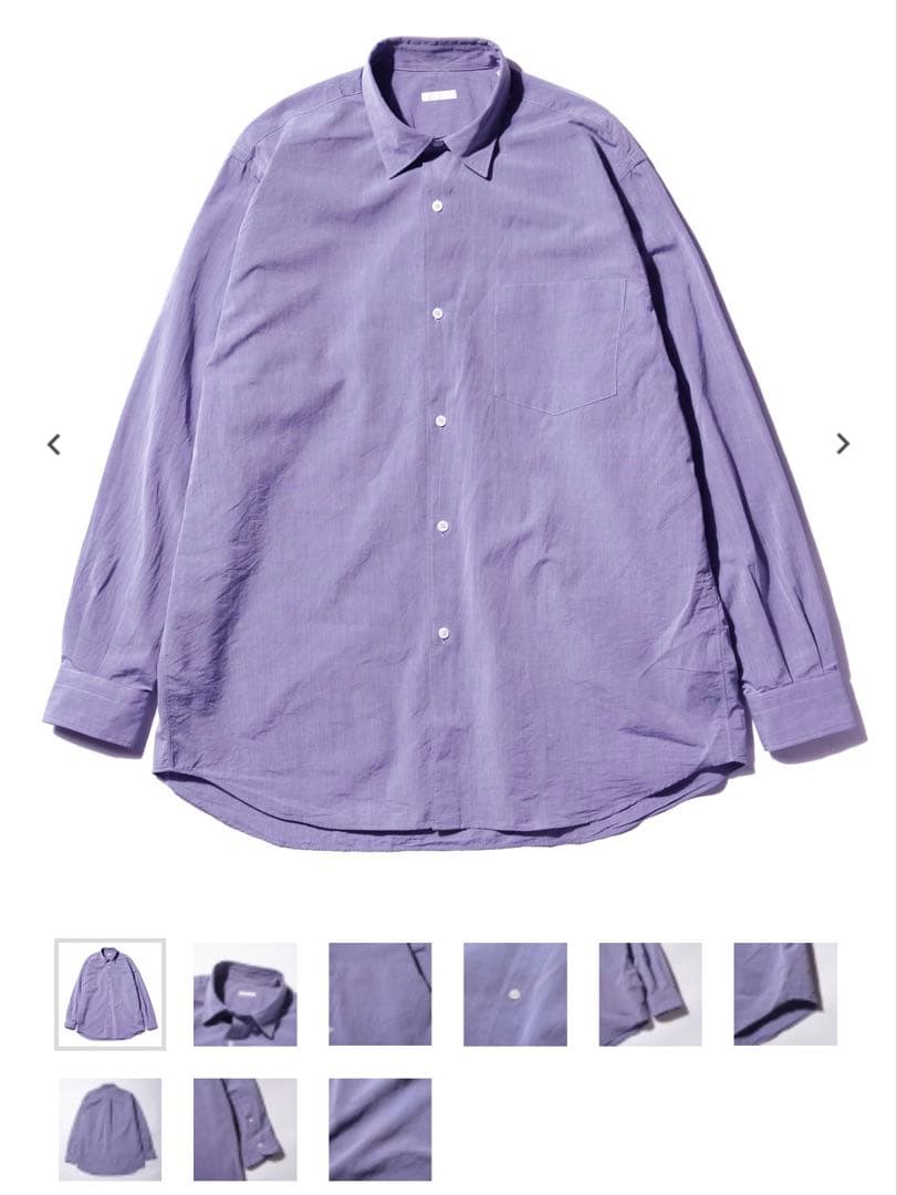 COMOLIシャツ　SAX 3