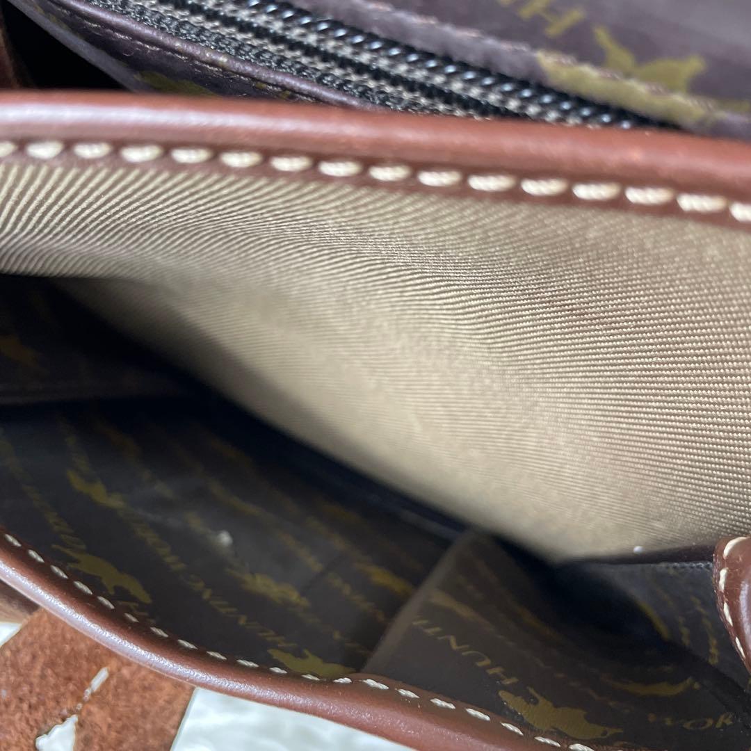 ハンティングワールド メッセンジャーバッグ カーキ