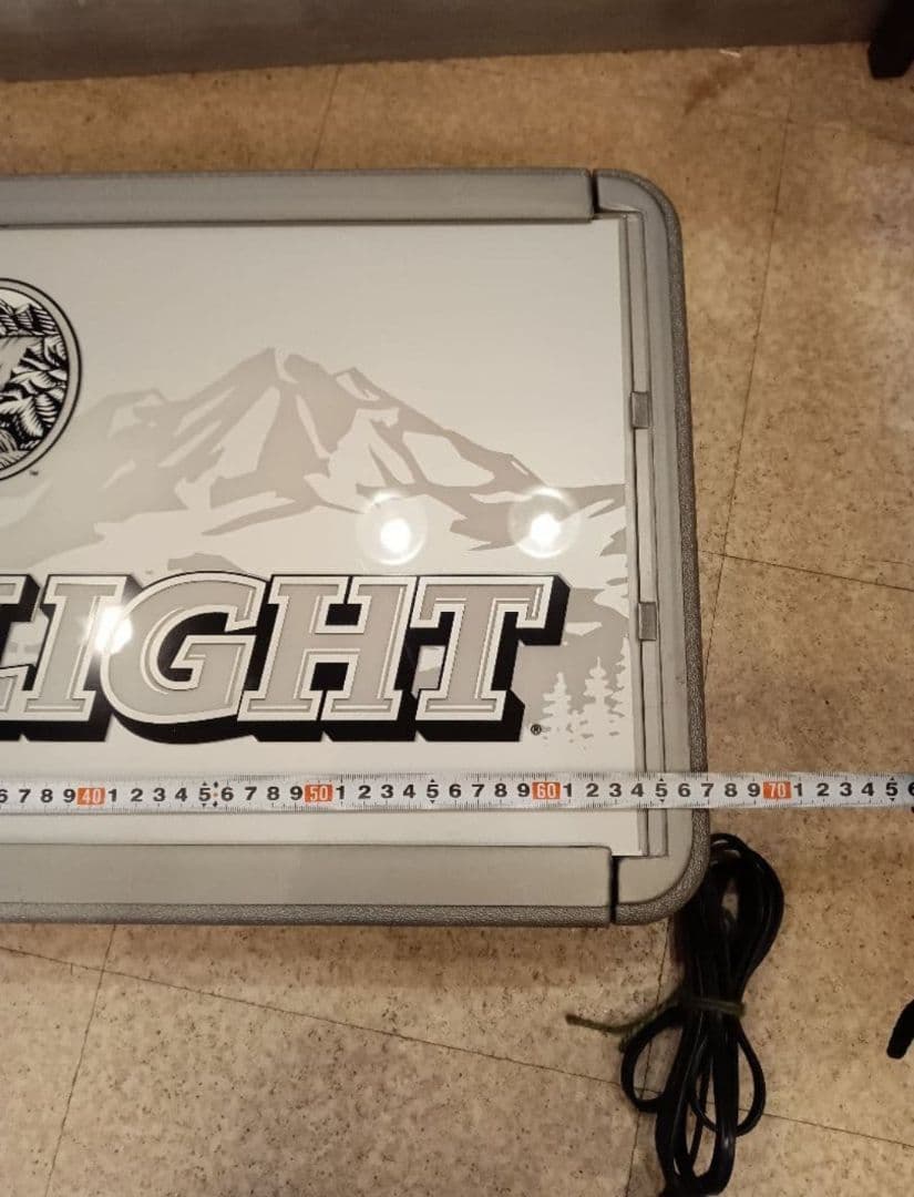 希少　Coors LIGHT 照明　ライトサイン　アメリカンビンテージ