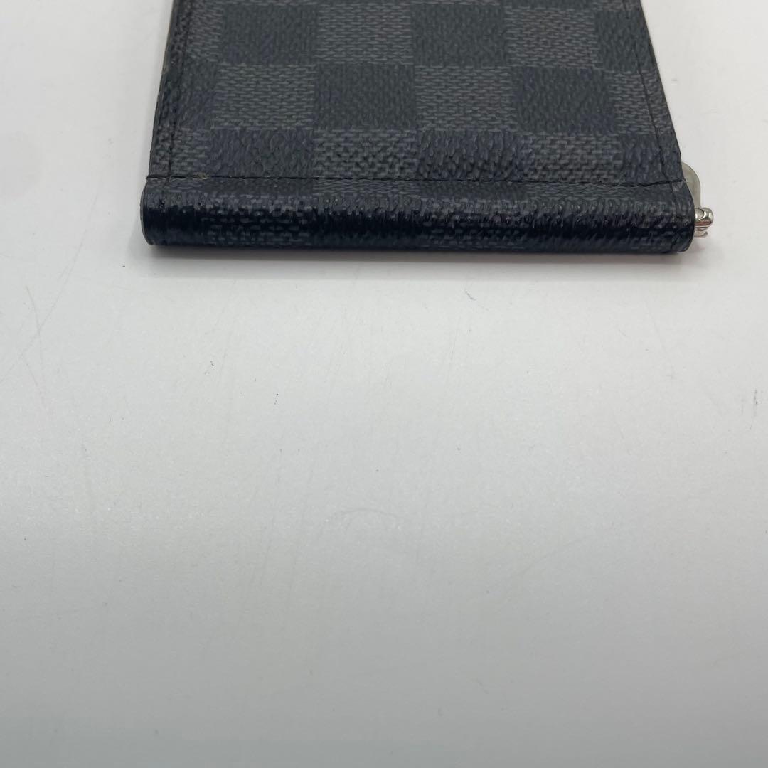 ヴィトン　マネークリップ　ダミエグラファット　メンズ　ブラック