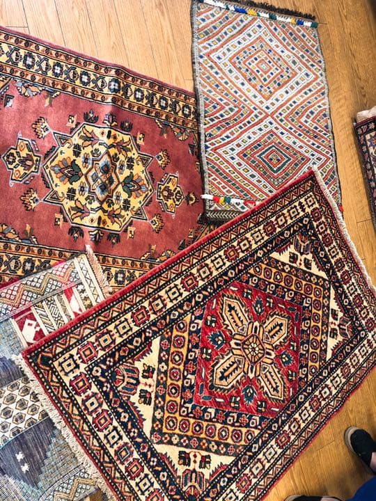 草木染め ペルシャ絨毯