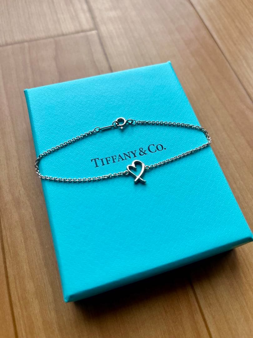 新品未使用　ティファニー TIFFANY&Co ブレスレット　ラビングハート