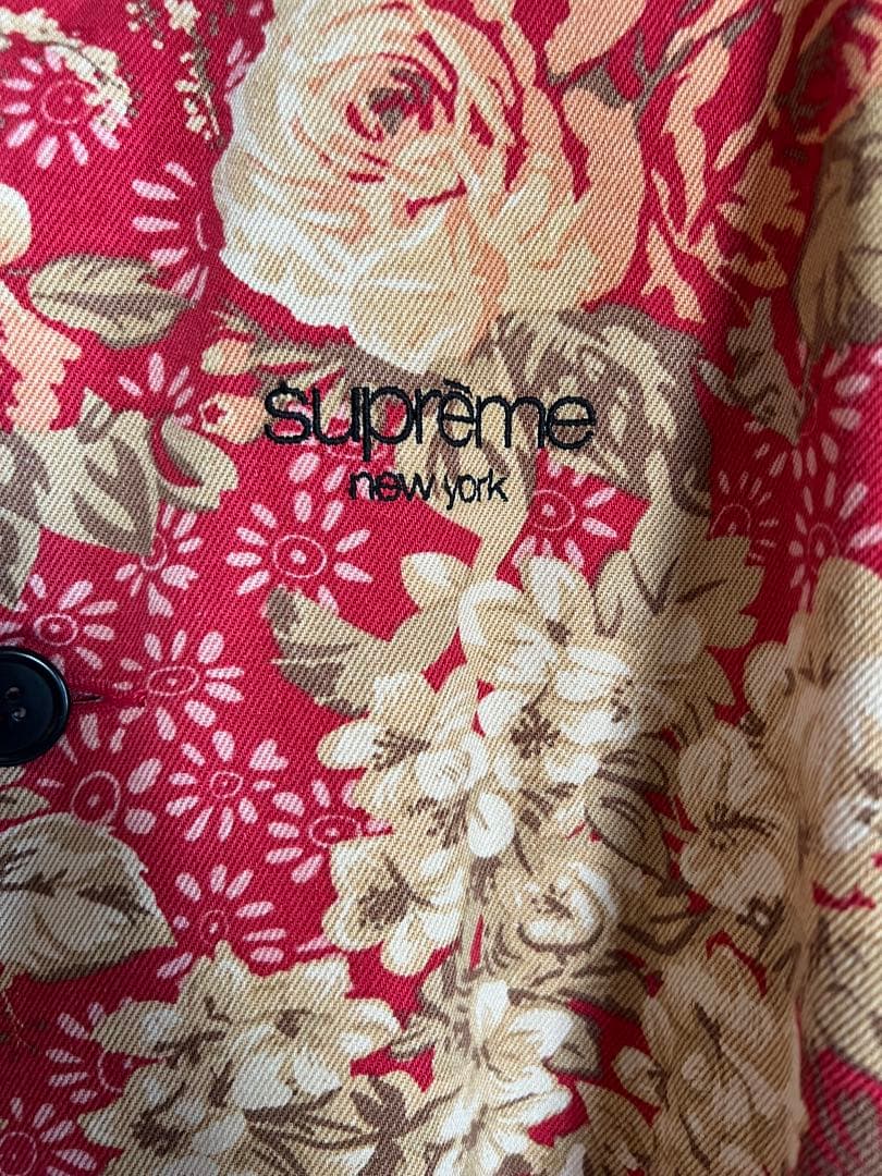 ジャケット・アウター SUPREME Floral Washed Work Trench Coat