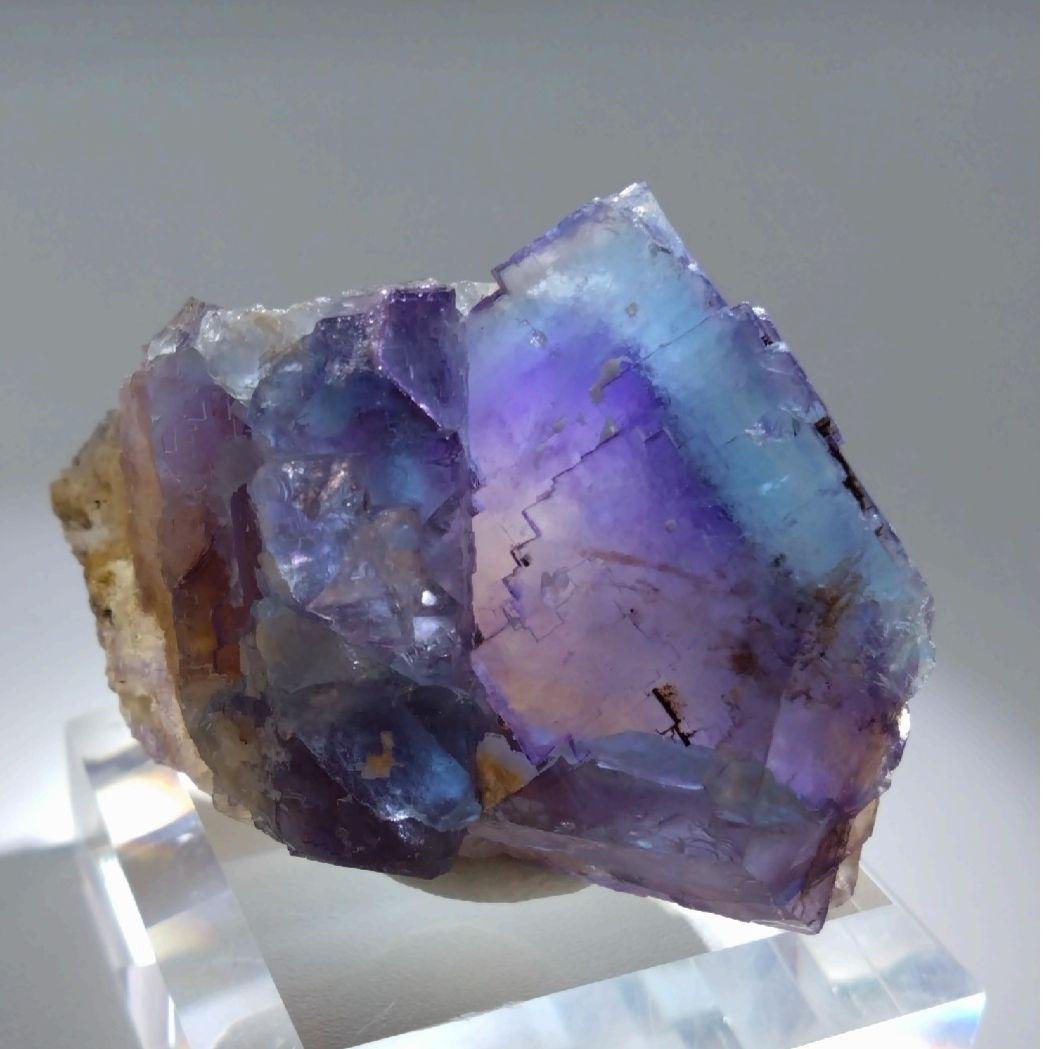 イリノイ　アメリカ産　ブルー　フローライト　鉱物　標本　原石