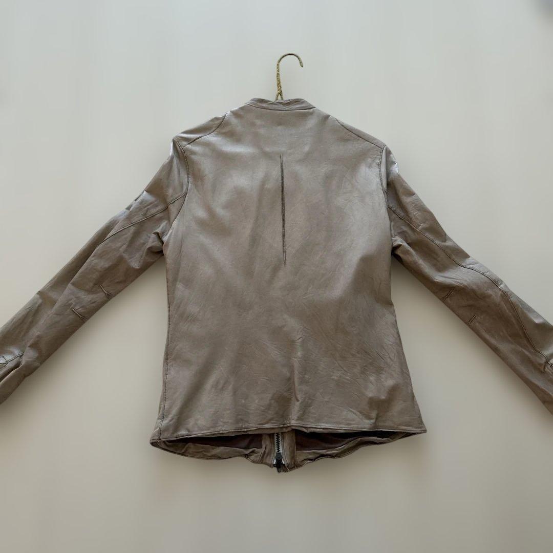 【再値下げ】sisii 革ジャン ベージュ