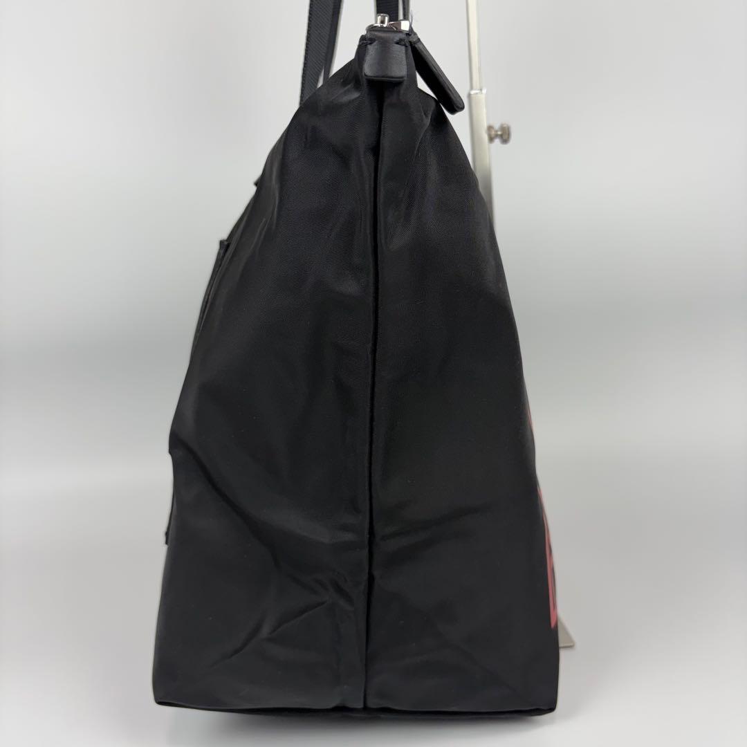 TUMI ジャストインケース トートバッグ ロゴ 肩掛け A4可 ポーチ付 黒