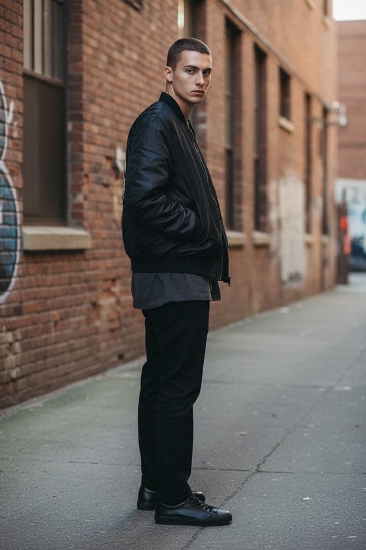 m*8様 美品ルシアンペラフィネ スカルデザイン MA-1フライトジャケットL黒