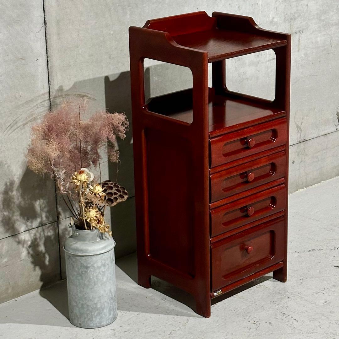 ✦karimoku✦ カリモク家具 木製サイドチェスト レトロ 国産名作家具