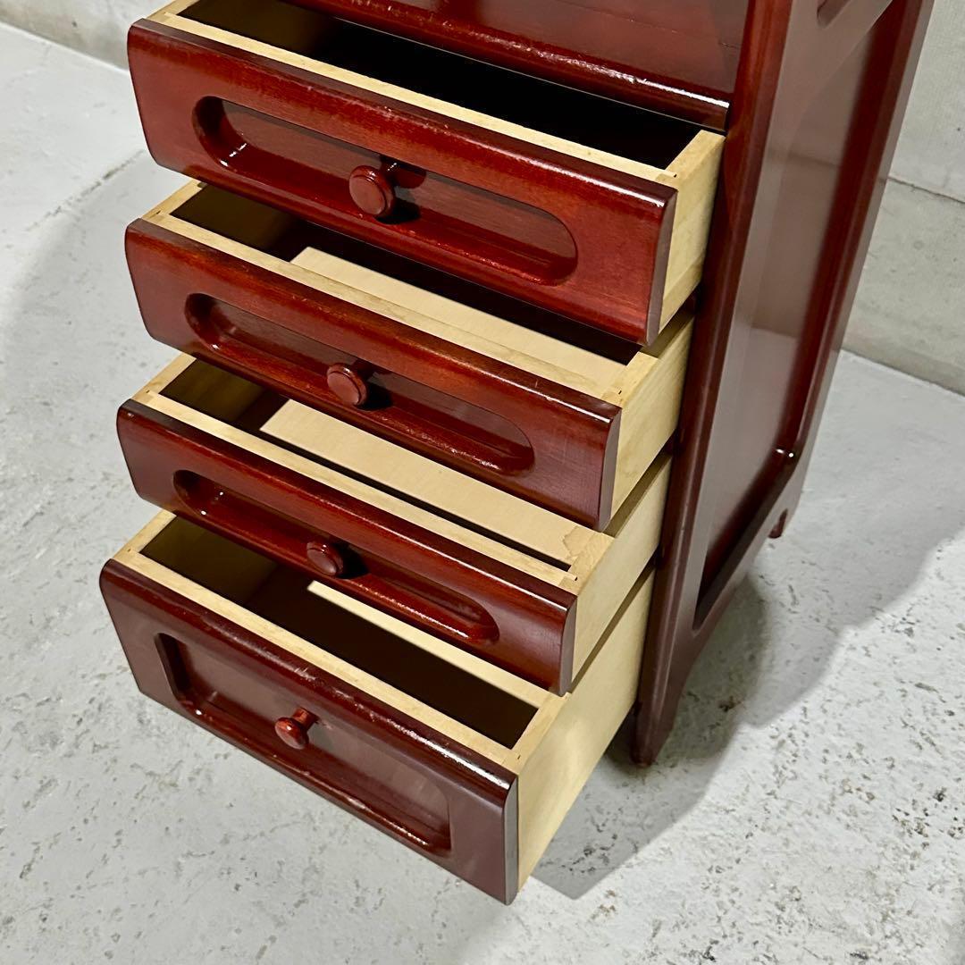 ✦karimoku✦ カリモク家具 木製サイドチェスト レトロ 国産名作家具