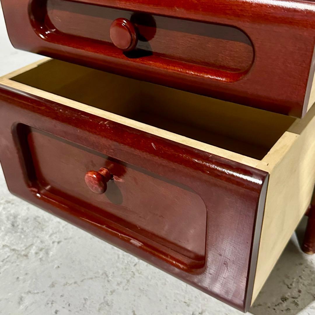 ✦karimoku✦ カリモク家具 木製サイドチェスト レトロ 国産名作家具