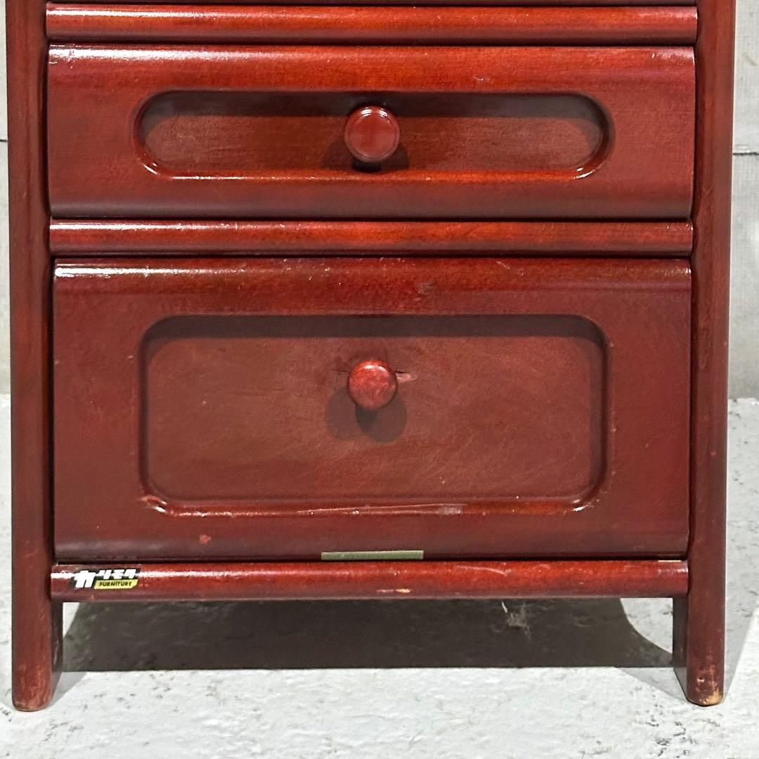 ✦karimoku✦ カリモク家具 木製サイドチェスト レトロ 国産名作家具