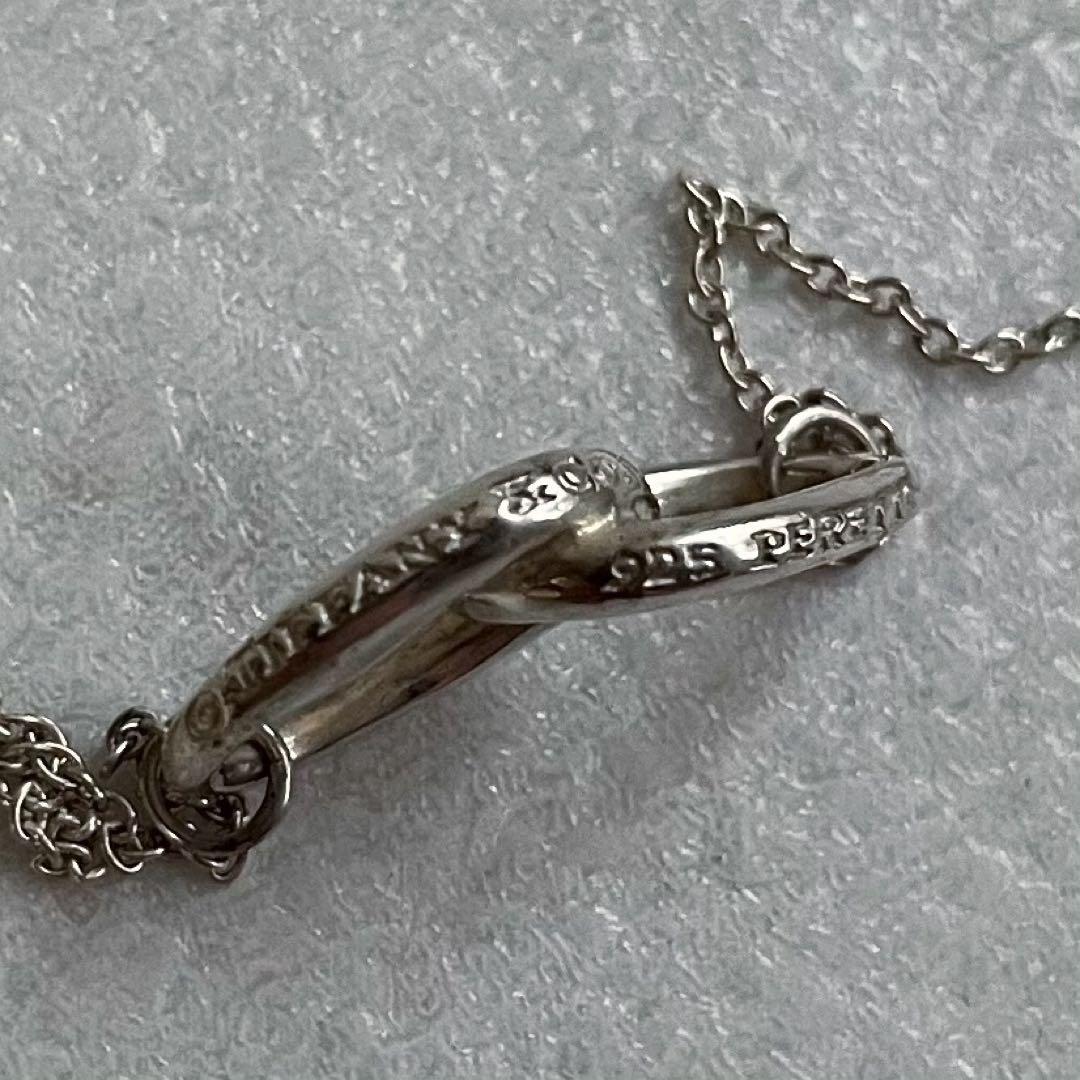 【TIFFANY】ダブルループ シルバーチェーン ネックレス