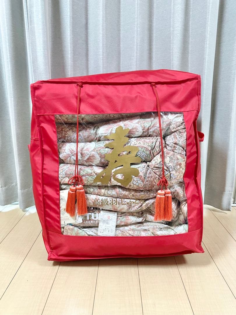 【未使用】TUK 東洋羽毛 セット 高級羽毛 掛布団　敷布団 肌掛け布団 枕 ②