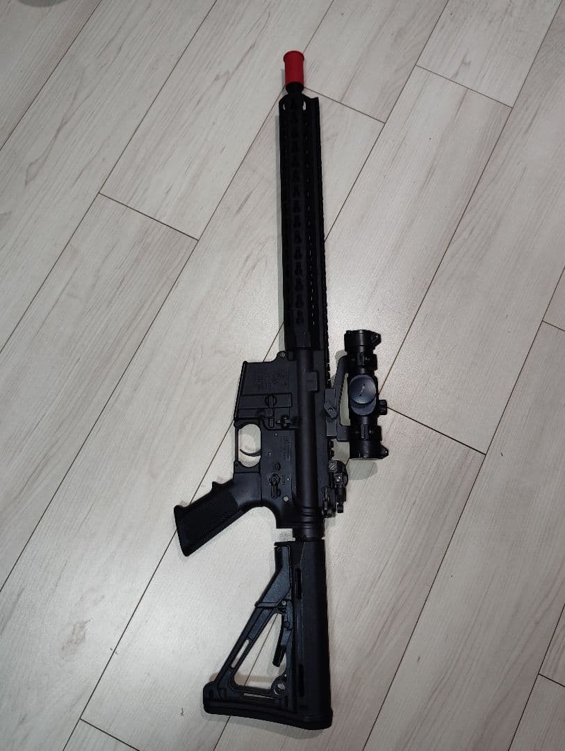 東京マルイMWS 外装カスタム 予備マグ サイト付