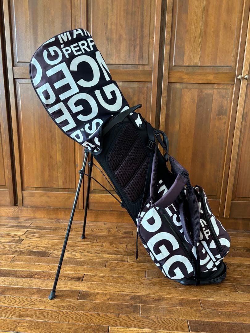 PGG キャディバッグ 紺　パーリーゲイツ