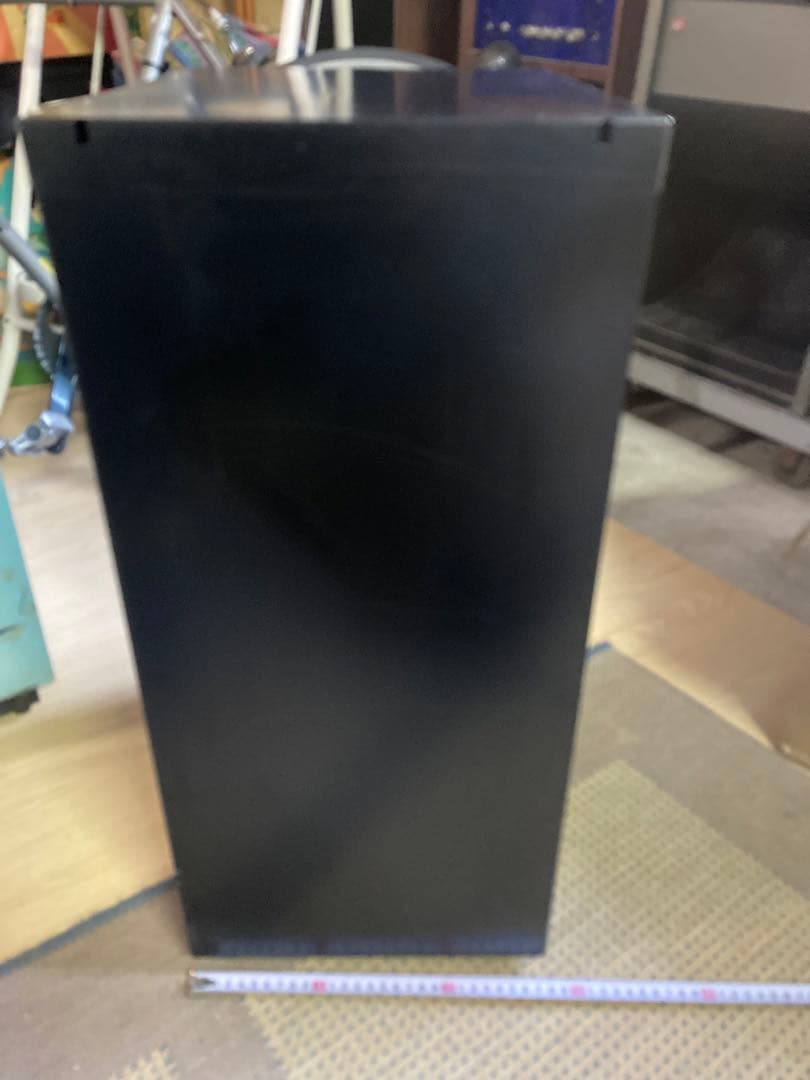 BISLEY スチールキャビネット　ブラック　キャスター　専用トレイ5枚付き