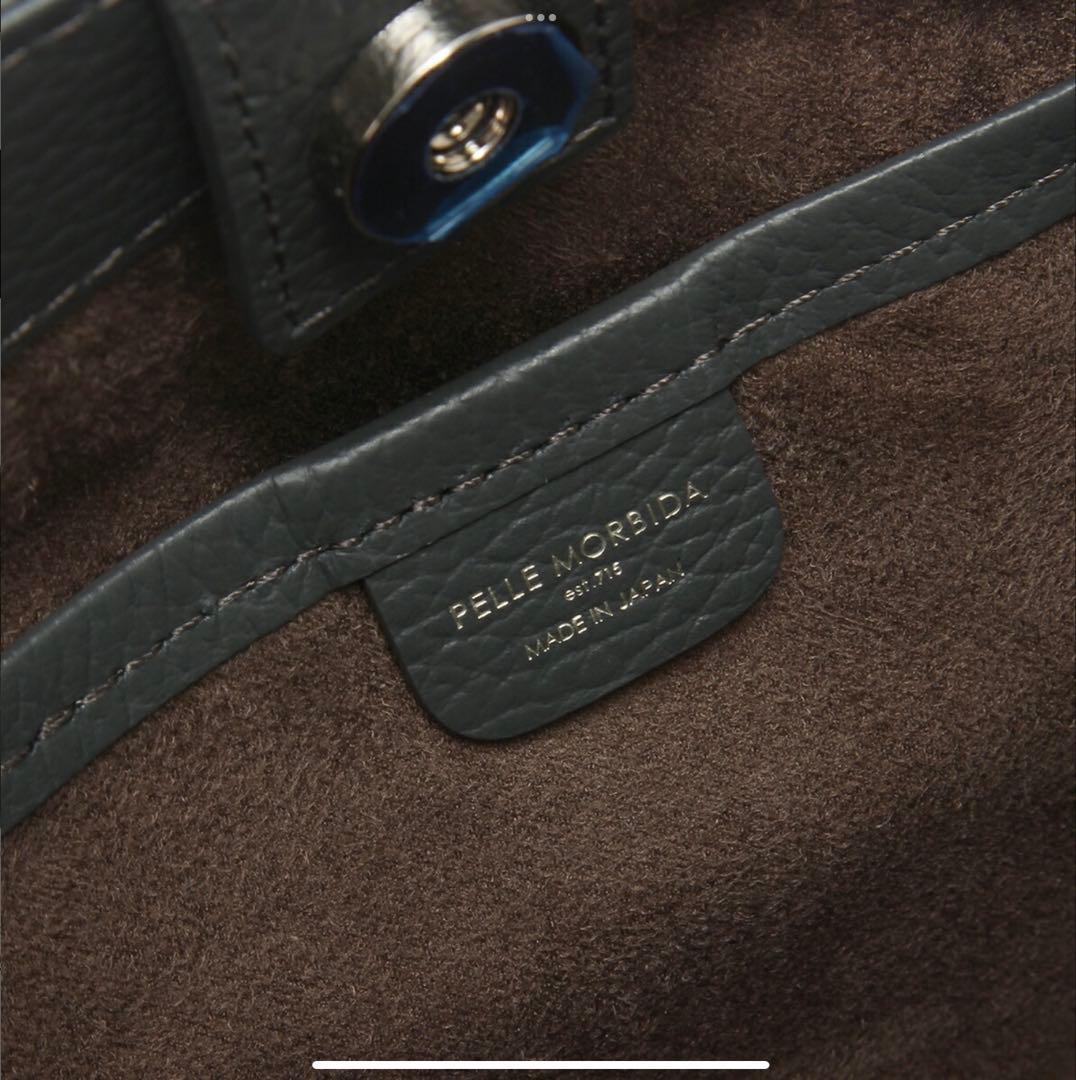 PELLE MORBIDA ブラック トートバッグ 保存袋付き