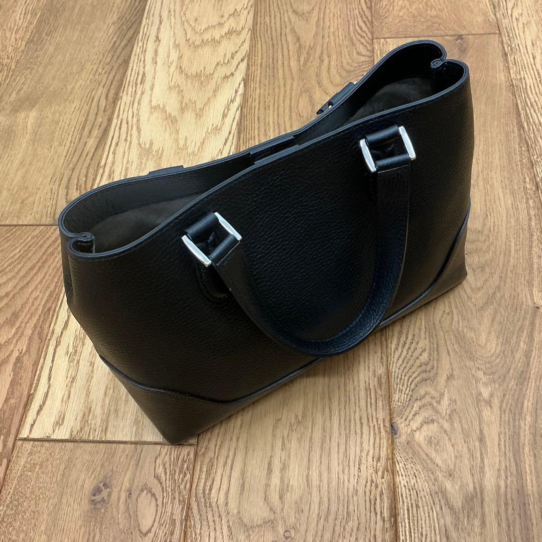 PELLE MORBIDA ブラック トートバッグ 保存袋付き