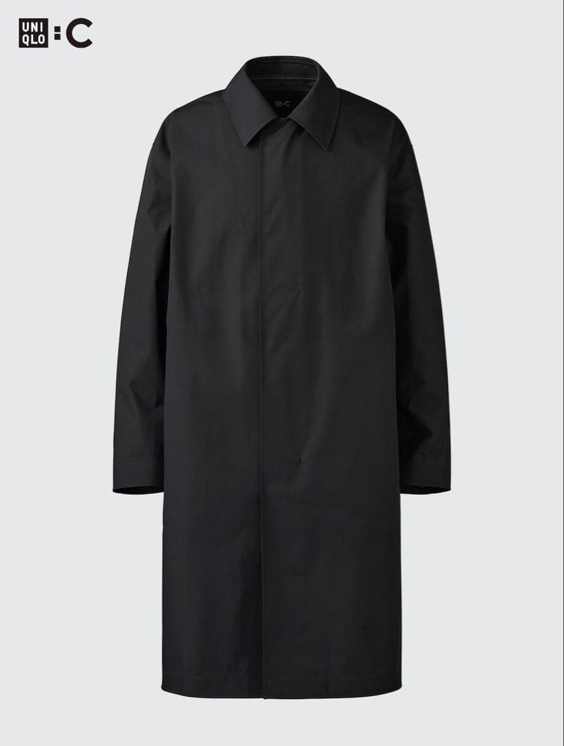 値下<完売品>UNIQLO C ブロックテックステンカラーコート