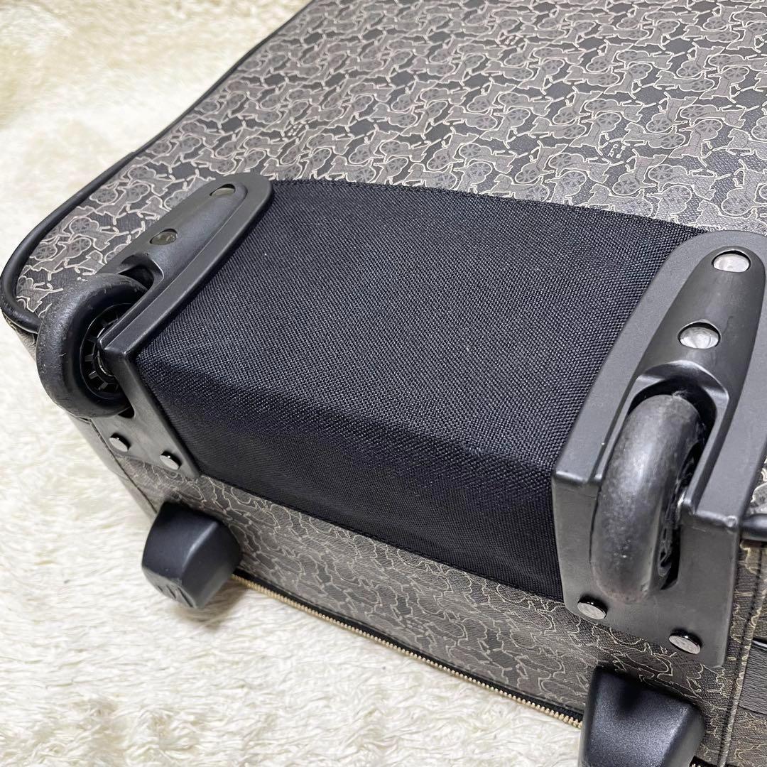 【大容量/美品】セリーヌ　キャリーケース　トラベル　サルキー　レザー　PVC