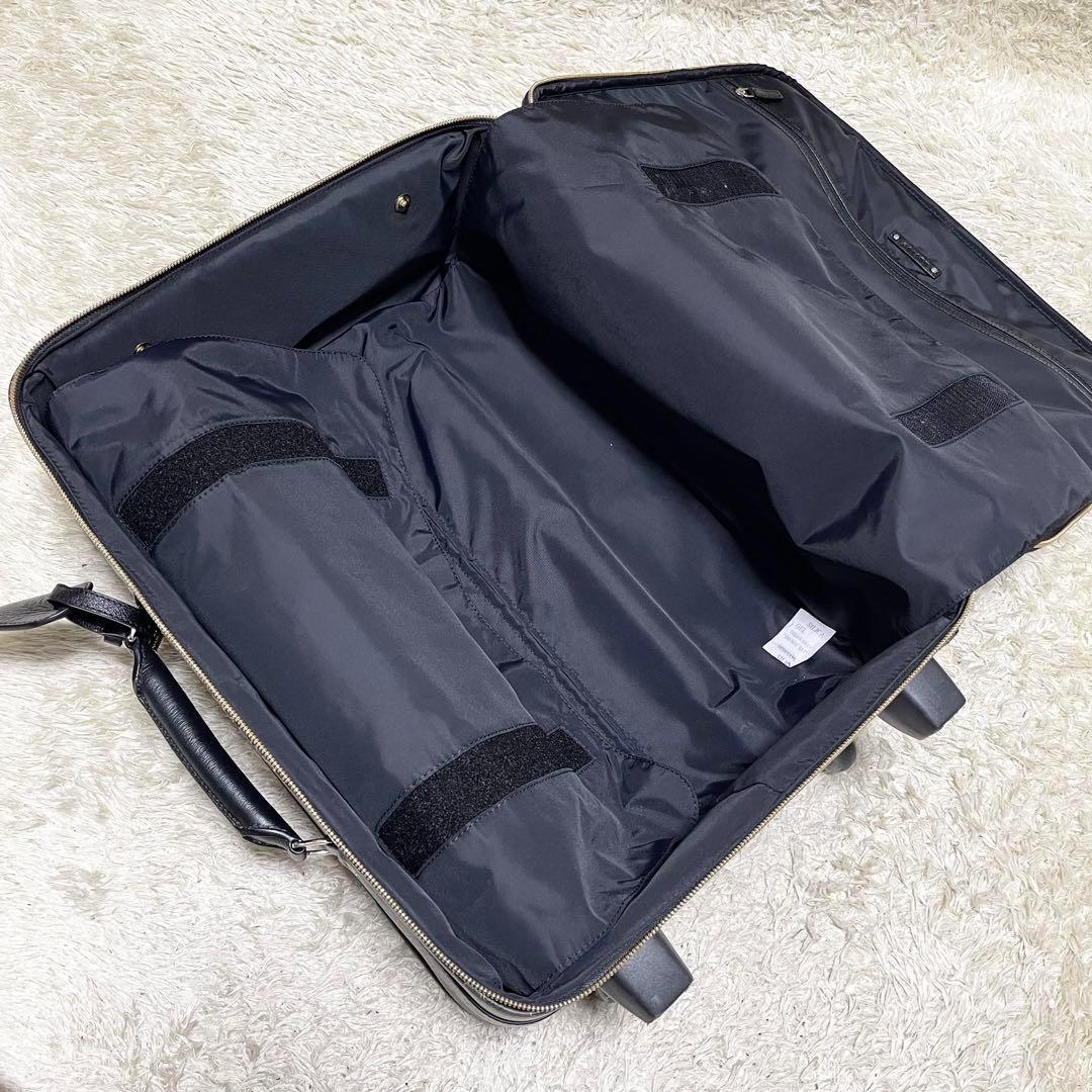 【大容量/美品】セリーヌ　キャリーケース　トラベル　サルキー　レザー　PVC