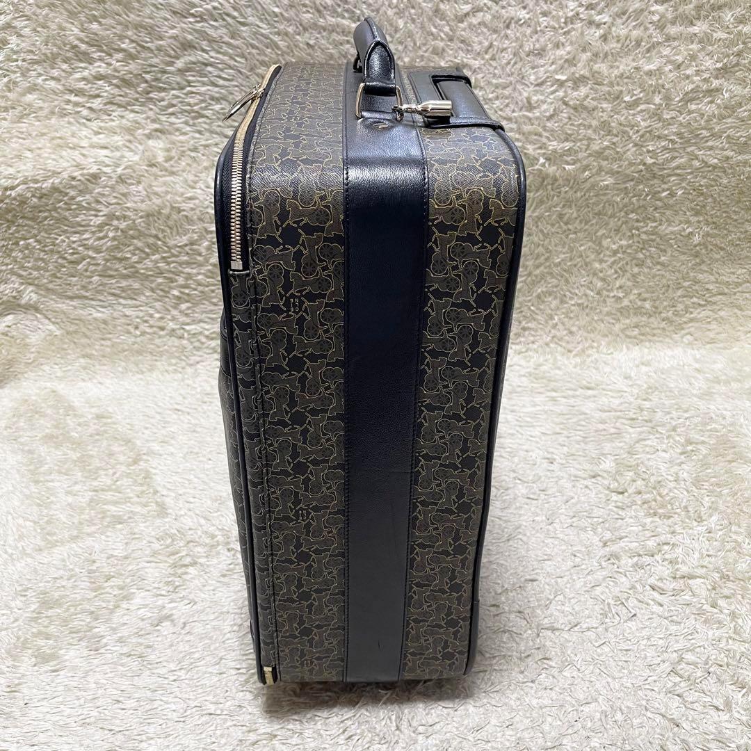 【大容量/美品】セリーヌ　キャリーケース　トラベル　サルキー　レザー　PVC