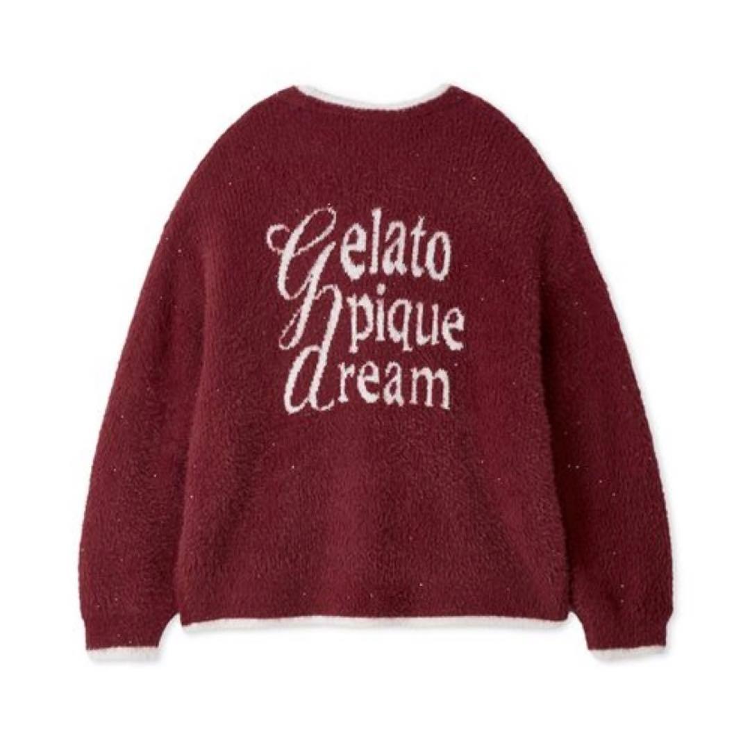 新品 gelato pique ジェラートピケ ラメフェザー カーディガン