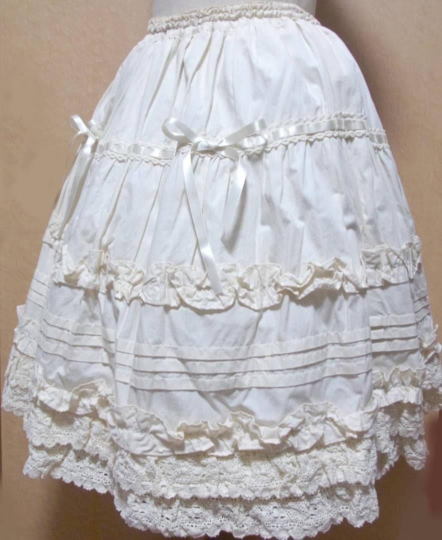 フリルスカート 白系 ベイビーザスターズシャインブライト