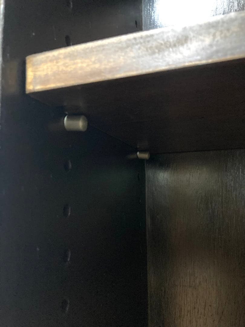 【メンテ済み】大きなビンテージの木製本棚　中板2枚可変　高さ167cm