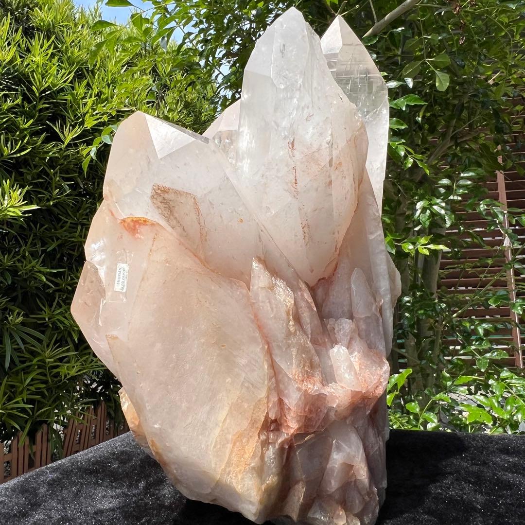 ✮超極大✮オレンジのパワー☆オレンジ レムリアンシードクラスター 原石 天然石