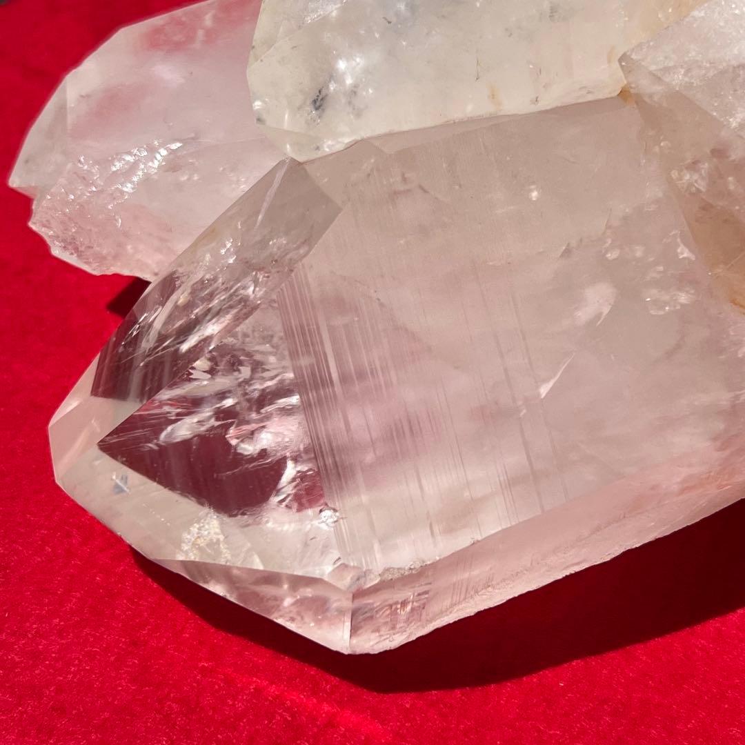 ✮超極大✮オレンジのパワー☆オレンジ レムリアンシードクラスター 原石 天然石