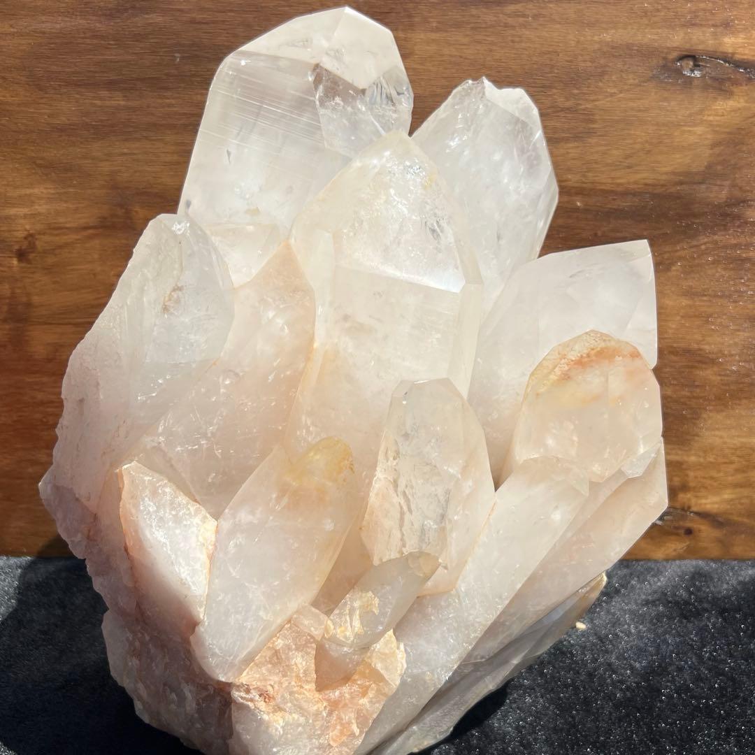 ✮超極大✮オレンジのパワー☆オレンジ レムリアンシードクラスター 原石 天然石