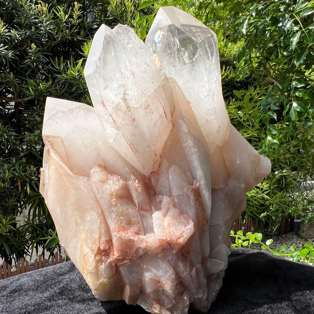 ✮超極大✮オレンジのパワー☆オレンジ レムリアンシードクラスター 原石 天然石
