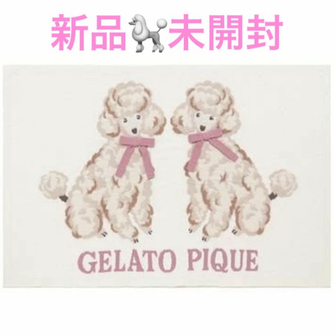 新品　ジェラートピケ　gelato pique プードルジャガードプランケット